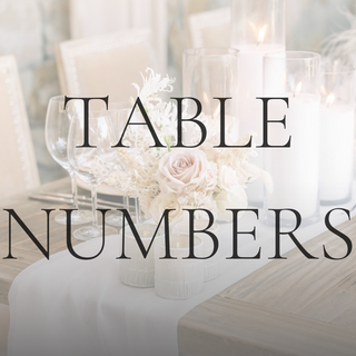 Table Numbers & Signs