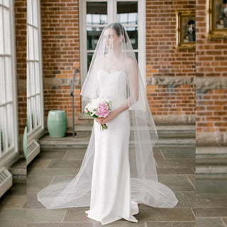 Two Tier Minimalist Wedding Veil