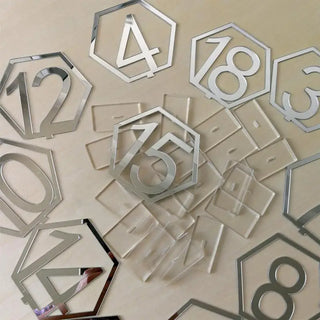 Hexagon Table Numbers