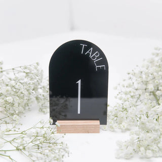 Painted Acrylic Wedding Table Numbers