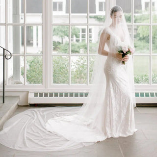 Two Tier Minimalist Wedding Veil