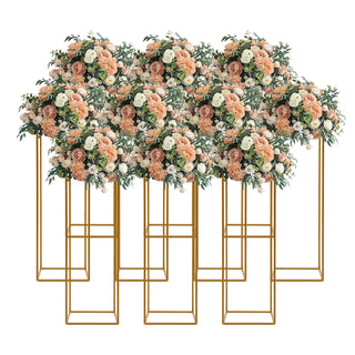 Tall Gold Frame Flower Vase