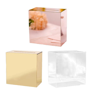 Simple Acrylic Wedding Card Box