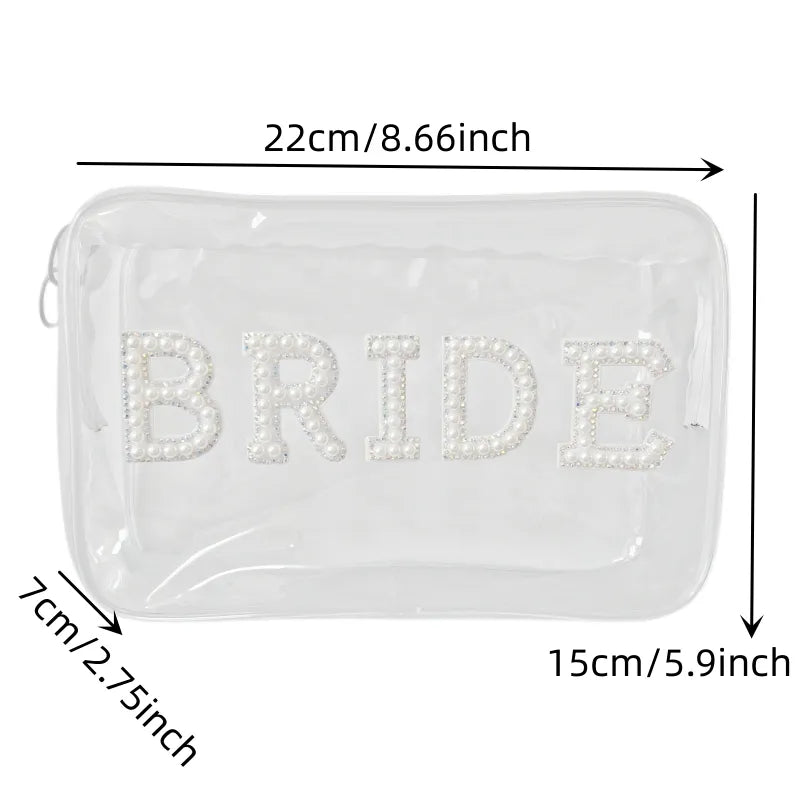 Bachelorette to Bride Bride Tribe Makeup Bags - Bridesmaid Favor for India  | Ubuy