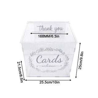 Acrylic Wedding Card Box